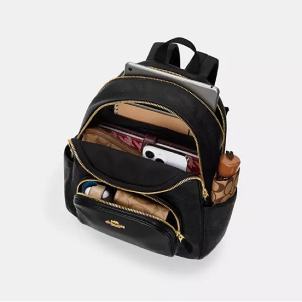 Leather Coach Backpack